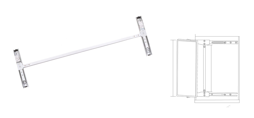 Mirror Slide,Suitable for Wardrobe